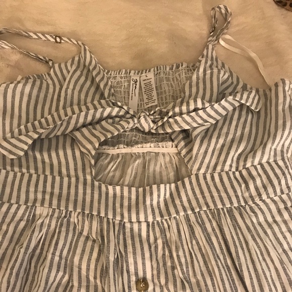 Blue and White Summer Dress - Picture 2 of 5